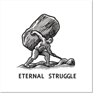 Eternal Struggle, Sisyphus Posters and Art